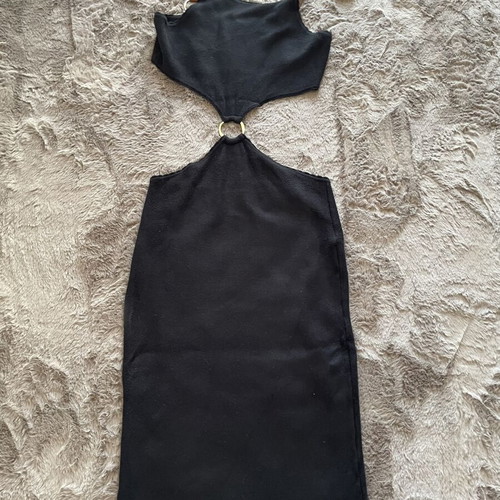 Zini dress medium, like new, black with open back