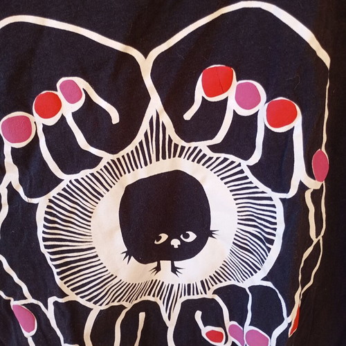 Monki black t-shirt like new, size S
