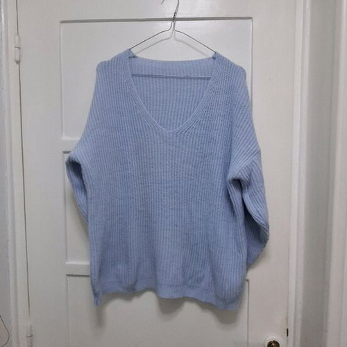 Open Blue Sweater like new M/L/XL