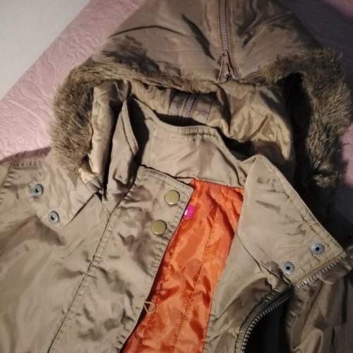 Women's bomber jacket brown size S like new QS style