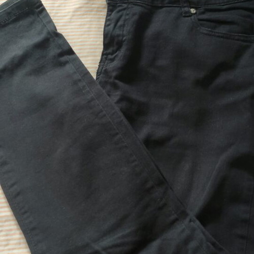 Pink Woman Black Pants Size 42