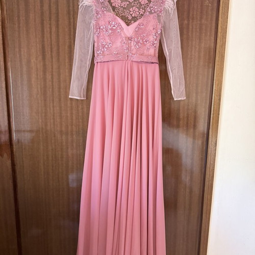 Dress formal pink new, size XS