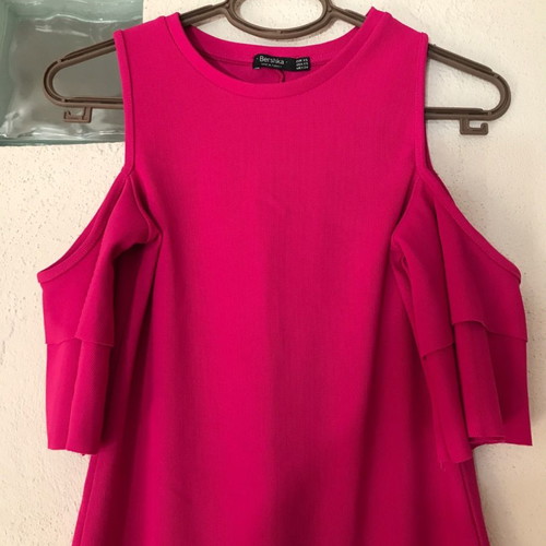 Bershka dress like new, pink, size XS