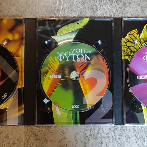 BBC The Private Life Of Plants box set with 3 DVDs like new