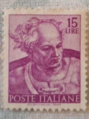 Michelangiolesca Italian stamps collection used, 3 pieces (1961)