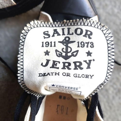Converse Chuck Taylor All Star Sailor Jerry Death or Glory sneakers like new, EU 44