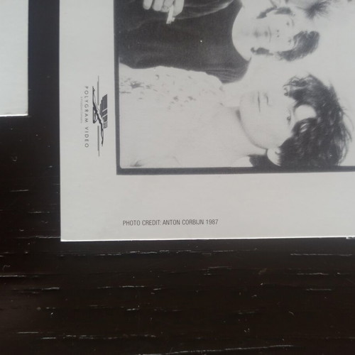 U2 promotional press photos set of 2, Anton Corbijn 1983 and 1987