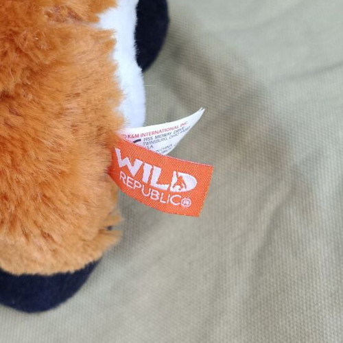 Wild Republic Cuddlekins Fox Plush Toy used, 35 cm with tail