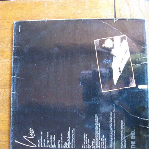 Nico The End 1974 LP vinyl like new, rock