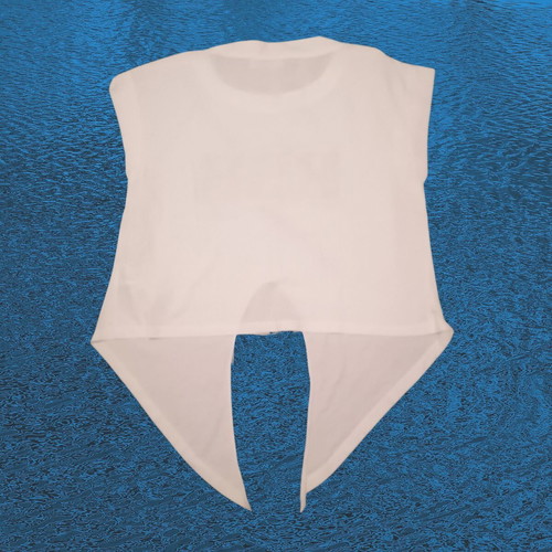 BSB Jeans sleeveless top with strass logo