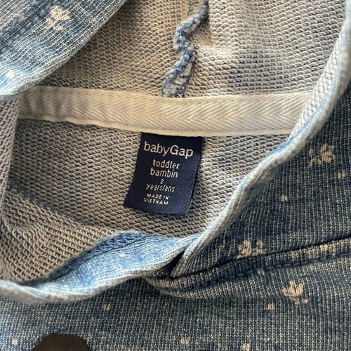 Baby Gap hoodie like new, age 2 years