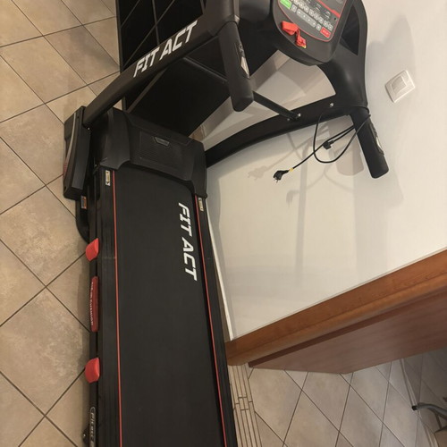 Electric Folding Treadmill like new with 15 Incline Levels and Shock Absorption