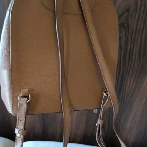 Alviero Martini 1A Classe Leather Backpack like new, tan color