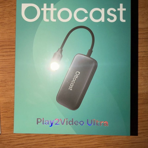 Ottocast Play2Video Ultra new with 120W fast charger