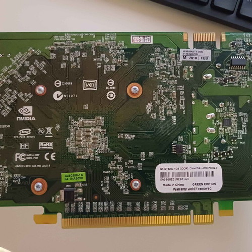 Twintech NVIDIA GeForce GTS 250 1GB GDDR3 graphics card used