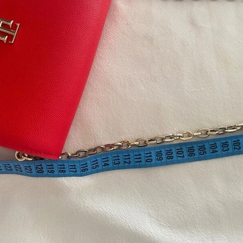 Tommy Hilfiger evening shoulder bag, red