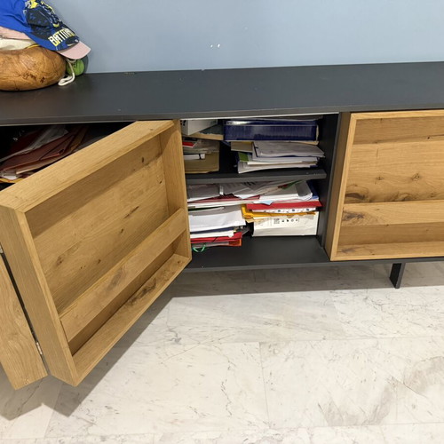 Wooden entry buffet used