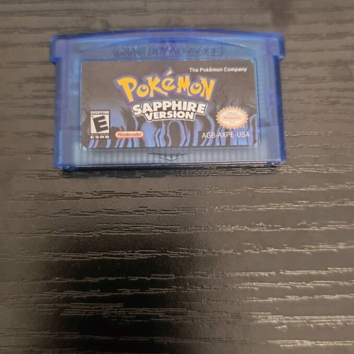 Game Boy Advance SP Pokemon Sapphire Version cartridge like new