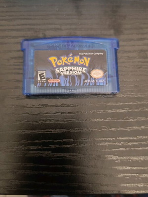 Game Boy Advance SP Pokemon Sapphire Version cartridge like new
