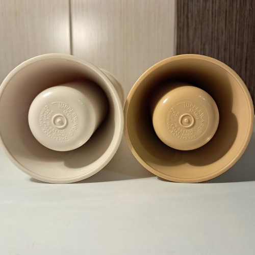 Tupperware vintage serving containers for oil and vinegar, like new