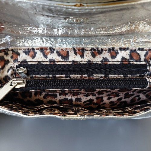 Hunter silver handbag used with Paris and Guerlain bags gift
