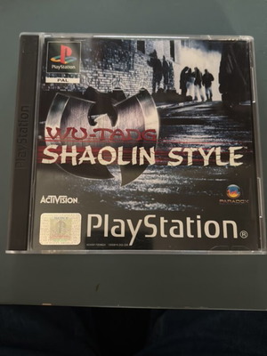 Wu-Tang Shaolin Style PlayStation 1 game like new, German cover