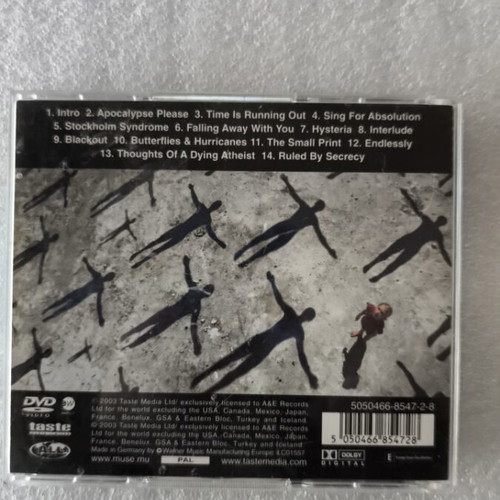 Muse Absolution CD & DVD like new, rock