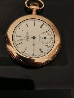 Elgin 1889 pocket watch like new, gold-filled