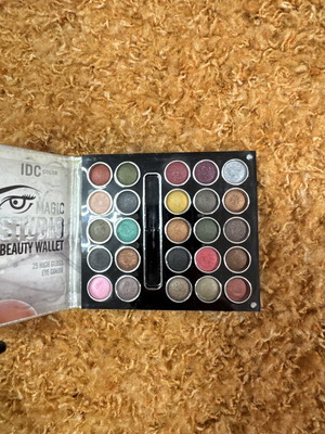 Eyeshadow palette slightly used