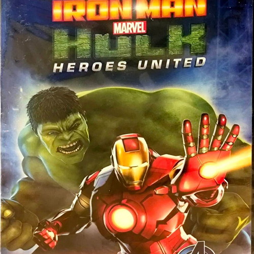 Iron Man Hulk Heroes United DVD καινούργιο, αγγλικοί υπότιτλοι