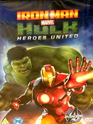 Iron Man Hulk Heroes United DVD καινούργιο, αγγλικοί υπότιτλοι