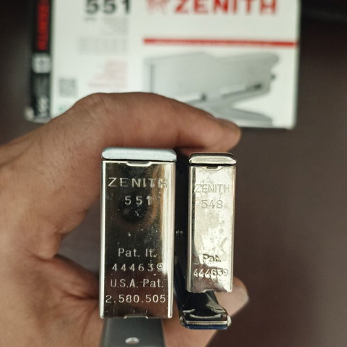 Zenith 551 Hand Stapler like new, made in Italy, full set