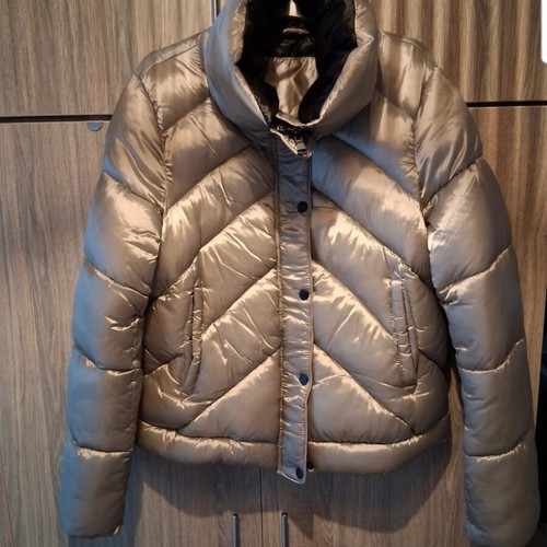 Bomber jacket XL with shiny collar, like new, gray