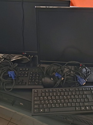 2 PC HP ProDesk 600 i5 + Οθόνη LG 22"