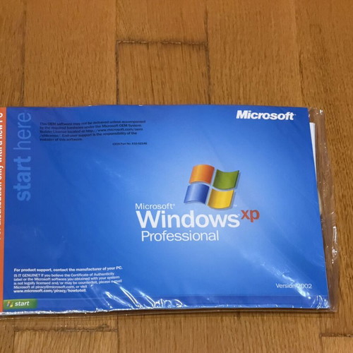 Windows XP Professional SP1 genuine with COA and key new