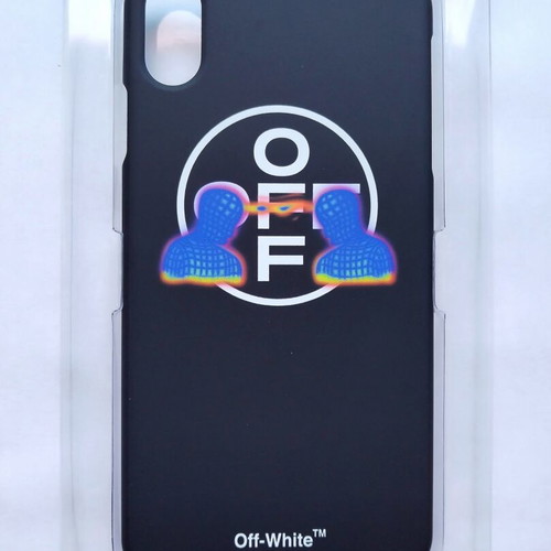 Off-White Thermo Man iPhone XS back cover new