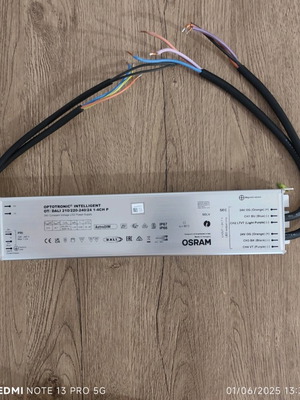 Τροφοδοτικό OSRAM OT DALI 210/220-240/24 4CH P σαν καινούργιο