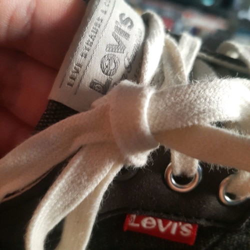 Levi's athletic shoes size 41 like new, black denim