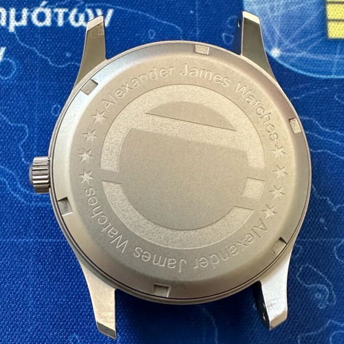 Alexander James watch waterproof like new, Seiko movement
