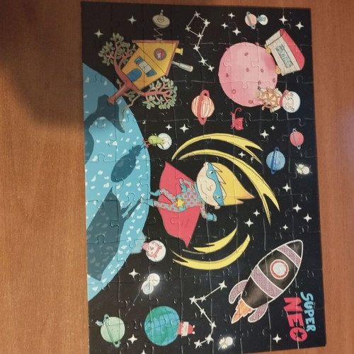 Super Neo puzzle 72 pieces like new, glow in the dark, German made