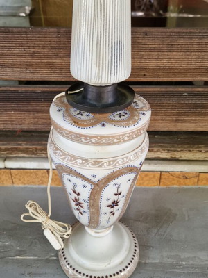 Antique decorative lamp hand-painted, like new