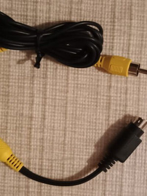 Rare RCA female to S-Video male adapter with bonus RCA cable