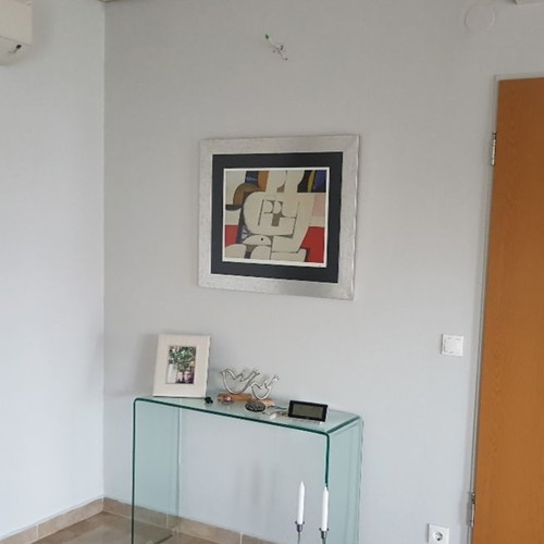 Glass minimal console 75X100X30cm