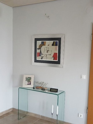 Glass minimal console 75X100X30cm