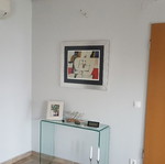 Glass minimal console 75X100X30cm