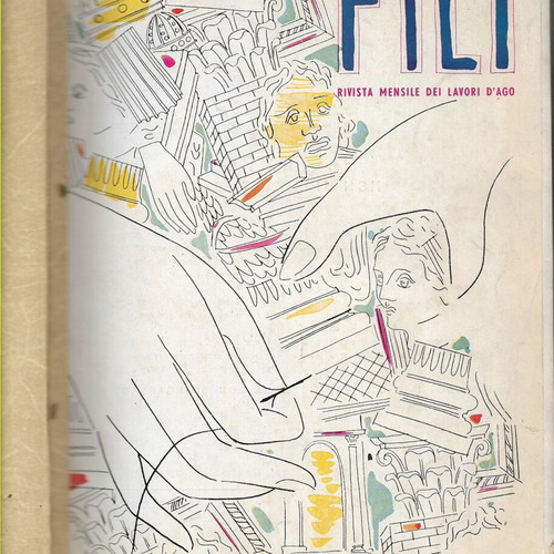 Italian magazine FILI 1940 used, volume 8 issues
