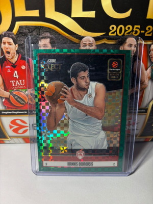 2025-26 Panini Select EuroLeague Ioannis Bourousis Score card like new