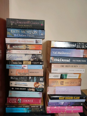 Чуждоезични книги като нови, комплект от 28, английски и френски издания