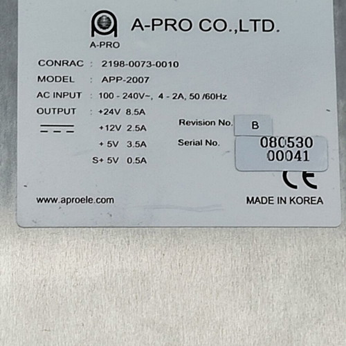 A-PRO Smps power supply used, functional