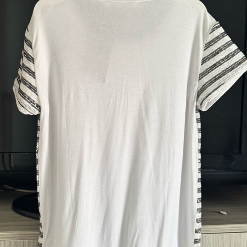 Mayoral women's blouse new with white-black rhinestones size 14 years